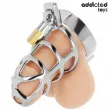 ADDICTED TOYS LOCKED - SILVER LOCK PENIS CAGE METAL SIZE M ADDICTED TOYS LOCKED - SILVER LOCK PENIS CAGE METAL SIZE M