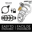 ADDICTED TOYS LOCKED - SILVER LOCK PENIS CAGE METAL SIZE M ADDICTED TOYS LOCKED - SILVER LOCK PENIS CAGE METAL SIZE M