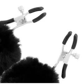 DARKNESS - NIPPLE CLAMPS WITH POM POMS 1