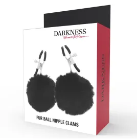 DARKNESS - NIPPLE CLAMPS WITH POM POMS 1