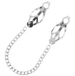 DARKNESS - NIPPELKLEMME AUS METALL MIT KETTE DARKNESS - NIPPELKLEMME AUS METALL MIT KETTE