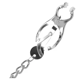 DARKNESS - METAL NIPPLE CLAMP WITH CHAIN