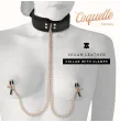 COQUETTE CHIC DESIRE - FANTASY-NIPPELKLEMMEN-HALSKETTE MIT NEOPRENFUTTER COQUETTE CHIC DESIRE - FANTASY-NIPPELKLEMMEN-HALSKETTE MIT NEOPRENFUTTER