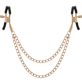 COQUETTE CHIC DESIRE - CLIPS PER CAPEZZOLI IN METALLO FANTASIA CON CATENA