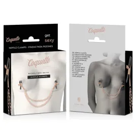 COQUETTE CHIC DESIRE - FANTASY METAL NIPPLE CLIPS WITH CHAIN