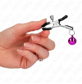 KINK - PURPLE SINGLE BELL NIPPLE CLAMP 6 CM