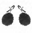 KINK - PINZAS PARA PEZONES CON POMPÓN NEGRO 6 CM KINK - PINZAS PARA PEZONES CON POMPÓN NEGRO 6 CM