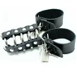 OHMAMA FETISH - PENIS CAGE WITH METAL RINGS AND LEATHER STRAPS OHMAMA FETISH - PENIS CAGE WITH METAL RINGS AND LEATHER STRAPS
