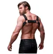 FETISH SUBMISSIVE ATTITUDE - HARNAIS DE SPORT RÉGLABLE EN NÉOPRÈNE POUR HOMMES FETISH SUBMISSIVE ATTITUDE - HARNAIS DE SPORT RÉGLABLE EN NÉOPRÈNE POUR HOMMES