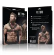FETISH SUBMISSIVE ATTITUDE - MENS CROSS-OVER ECO-LEATHER CHEST HARNESS WITH STUDS FETISH SUBMISSIVE ATTITUDE - MENS CROSS-OVER ECO-LEATHER CHEST HARNESS WITH STUDS
