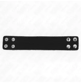 KINK - PENISRING AUS LEDER MIT DRUCKVERSCHLUSS 18,5 X 3,3 CM