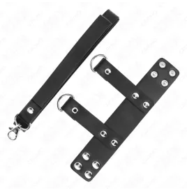 KINK - ANNEAU PÉNIS AVEC SANGLE EN CUIR RÉGLABLE
