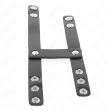 KINK - ADJUSTABLE DOUBLE LEATHER PENIS RING