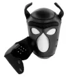 DARKNESS - NEOPRENE DOG MASK WITH REMOVABLE MUZZLE M DARKNESS - NEOPRENE DOG MASK WITH REMOVABLE MUZZLE M