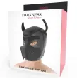 DARKNESS - NEOPRENE DOG MASK WITH REMOVABLE MUZZLE L DARKNESS - NEOPRENE DOG MASK WITH REMOVABLE MUZZLE L