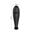 PRETTY LOVE - PLUG ANAL EN SILICONE FORME PÉNIS ET 12 MODES DE VIBRATION NOIR PRETTY LOVE - PLUG ANAL EN SILICONE FORME PÉNIS ET 12 MODES DE VIBRATION NOIR