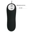 PRETTY LOVE - ANAL PLUG ANKERFORM SILIKON 12 VIBRATIONSMODI SCHWARZ