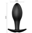 PRETTY LOVE - ANAL PLUG ANKERFORM SILIKON 12 VIBRATIONSMODI SCHWARZ