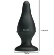 PRETTY LOVE - PLUG ERGONOMICO SILICONA 15.4 CM PRETTY LOVE - PLUG ERGONOMICO SILICONA 15.4 CM