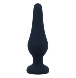 INTENSE - PLUG ANAL PIPO S SILICONE NOIR 9,8 CM