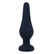 INTENSE - ANAL PLUG PIPO S SILICONE NEGRO 9.8 CM