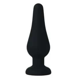INTENSE - ANALPLUG PIPO M SCHWARZES SILIKON 11 CM