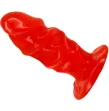 BAILE - UNISEX ANALPLUG MIT ROTEM SAUGNAPF BAILE - UNISEX ANALPLUG MIT ROTEM SAUGNAPF