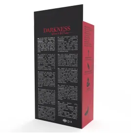 DARKNESS - PLUG ANAL SILICONA CON COLA GRIS