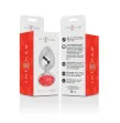 INTENSE - ANALSTECKER AUS ALUMINIUMMETALL MIT ROTEM KRISTALL, GRÖSSE S INTENSE - ANALSTECKER AUS ALUMINIUMMETALL MIT ROTEM KRISTALL, GRÖSSE S