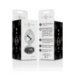 INTENSE - PLUG ANALE IN METALLO ALLUMINIO CON CRISTALLO NERO TAGLIA S INTENSE - PLUG ANALE IN METALLO ALLUMINIO CON CRISTALLO NERO TAGLIA S