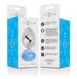 INTENSE - PLUG ANAL EN MÉTAL ALUMINIUM AVEC CRISTAL BLEU TAILLE L INTENSE - PLUG ANAL EN MÉTAL ALUMINIUM AVEC CRISTAL BLEU TAILLE L