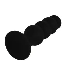 BLACKandSILVER - SCOTT PREMIUM SILIKON ANALPLUG SCHWARZ