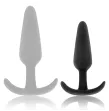 BLACKandSILVER - BOUCHON ANAL EN SILICONE HANSEL AVEC PETITE POIGNÉE BLACKandSILVER - BOUCHON ANAL EN SILICONE HANSEL AVEC PETITE POIGNÉE