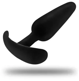 BLACKandSILVER - KAEL SILIKON ANALPLUG MIT MITTLEREM GRIFF