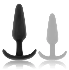 BLACKandSILVER - KAEL SILIKON ANALPLUG MIT MITTLEREM GRIFF
