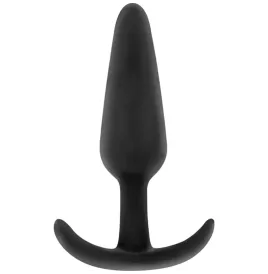 BLACKandSILVER - PLUG ANALE IN SILICONE KAEL CON MANICO MEDIO
