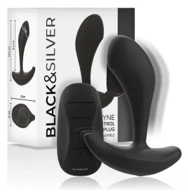 BLACKandSILVER - TÉLÉCOMMANDE EN SILICONE POUR PLUG ANAL DWAYNE