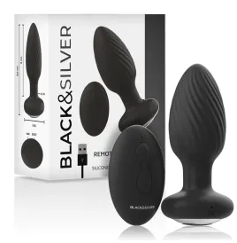 BLACKandSILVER - TÉLÉCOMMANDE DU ROTATEUR ANAL EN SILICONE WELLS PLUG