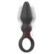 BLACKandSILVER - POTENTE PLUG ANALE IN SILICONE OZZY BLACKandSILVER - POTENTE PLUG ANALE IN SILICONE OZZY