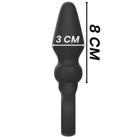 BLACKandSILVER - POTENTE PLUG ANALE IN SILICONE OZZY