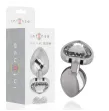 INTENSE - PLUG ANAL METAL ALUMINIO CORAZÓN BLANCO TALLA M INTENSE - PLUG ANAL METAL ALUMINIO CORAZÓN BLANCO TALLA M