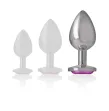 INTENSE - PLUG ANAL EN MÉTAL ALUMINIUM COEUR ROSE TAILLE L INTENSE - PLUG ANAL EN MÉTAL ALUMINIUM COEUR ROSE TAILLE L