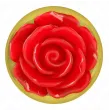 KINK - PLUG ANAL DORADO ROSA ROJA TALLA S