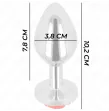 KINK - PLUG ANAL ROSE RED SIZE L