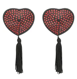 COQUETTE CHIC DESIRE - ROT-SCHWARZE NIPPELABDECKUNGEN