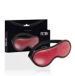 FETISH SUBMISSIVE DARK ROOM - VEGANE LEDERMASKE MIT NEOPRENFUTTER