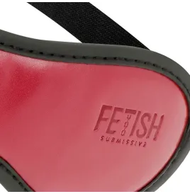 FETISH SUBMISSIVE DARK ROOM - MASCHERA VEGANA IN PELLE CON FODERA IN NEOPRENE
