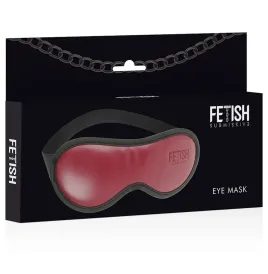 FETISH SUBMISSIVE DARK ROOM - MASCHERA VEGANA IN PELLE CON FODERA IN NEOPRENE