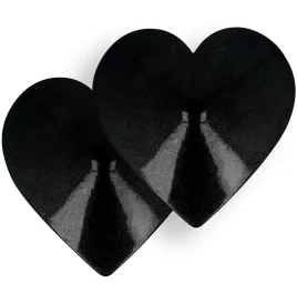 COQUETTE CHIC DESIRE - NIPPELABDECKUNGEN MIT SCHWARZEN HERZEN