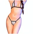 CHILIROSE - CR 4660 BIKINI ARGENT S-M CHILIROSE - CR 4660 BIKINI ARGENT S-M